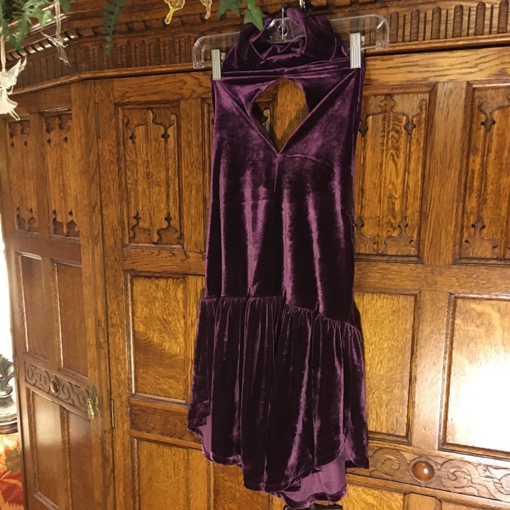 PURPLE VELVET DRESS! (No tags)